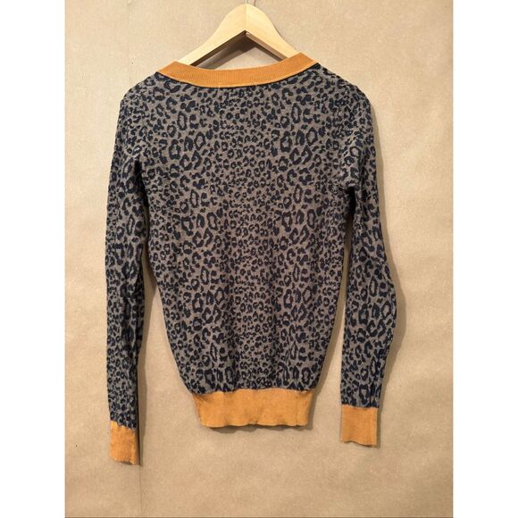 Scotch & Soda V-Neck Leopard Sweater - Picture 7 of 7